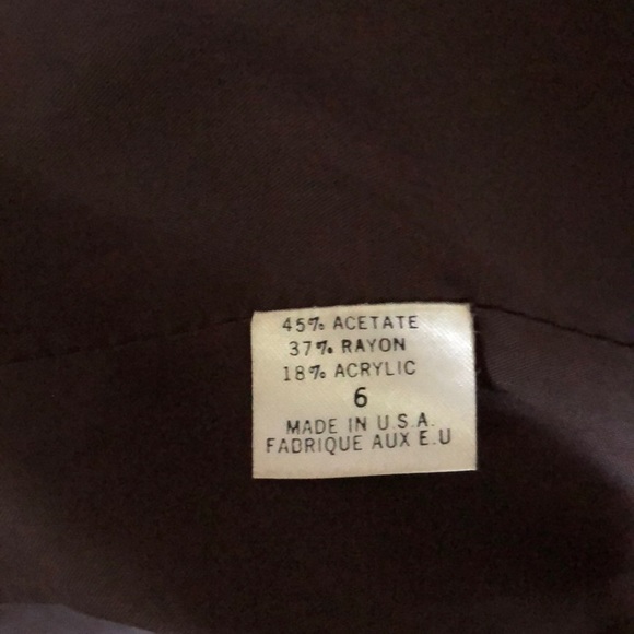 Vintage Tahari platinum bronze brocade crop waisted blazer - Picture 11 of 11